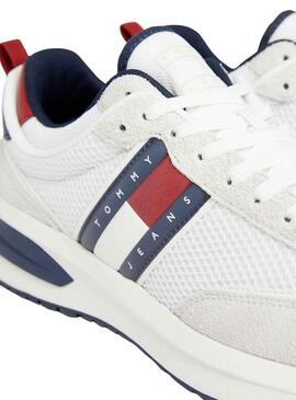 Sneakers Tommy Jeans Runner Bianco per Uomo