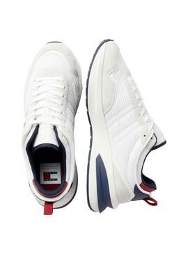Sneakers Tommy Jeans Runner Bianco per Uomo