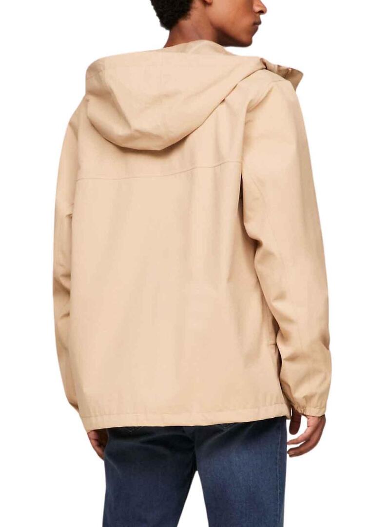 Chuvasquero Tommy Jeans Chicago Beige