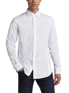 Camicia G-Star Dressed Super Slim Bianco