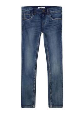 Pantaloni Jeans Name It Theo Slim per Bambino