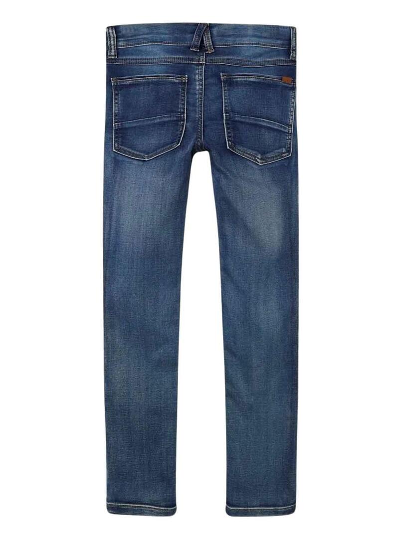 Pantaloni Jeans Name It Theo Slim per Bambino