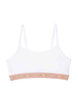 Reggiseno Lacoste Brasier Basic Bianco per Donna