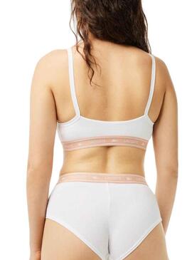 Reggiseno Lacoste Brasier Basic Bianco per Donna