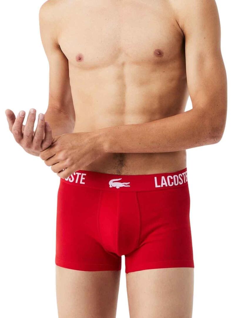 Pack Mutande Lacoste Boxers per Uomo