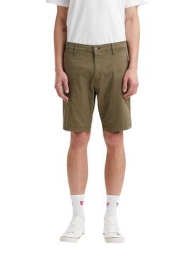 Bermudas Levis Chino Verde Oliva per Uomo