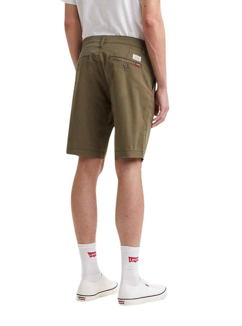 Bermudas Levis Chino Verde Oliva per Uomo