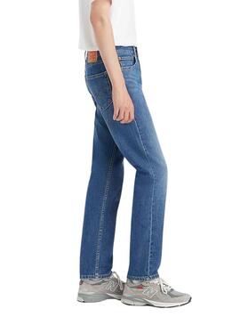 Pantaloni Jeans Levis 511 Slim Blu Medio