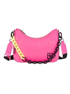 Borsa Munich Rosa Fucsia Baguette per Donna