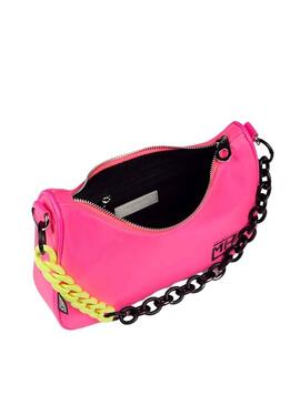 Borsa Munich Rosa Fucsia Baguette per Donna