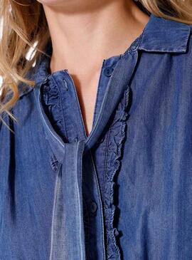 Blusa Naf Naf Denim per Donna