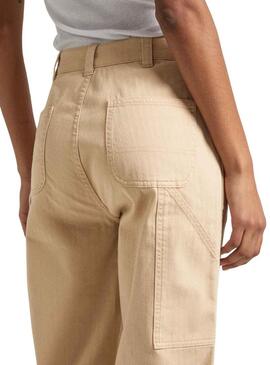 Pantaloni Pepe Jeans Betsy Beige per Donna