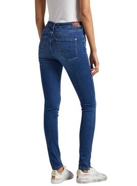 Pantaloni Jeans Pepe Jeans Skinnt Tiro Alto Donna