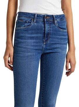 Pantaloni Jeans Pepe Jeans Skinnt Tiro Alto Donna