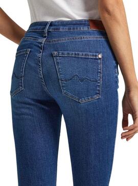 Pantaloni Jeans Pepe Jeans Skinnt Tiro Alto Donna