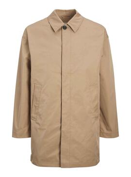 Trench Jack & Jones Piega Mac Beige Uomo