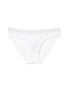 Mutandine Slip Lacoste Bianco per Donna