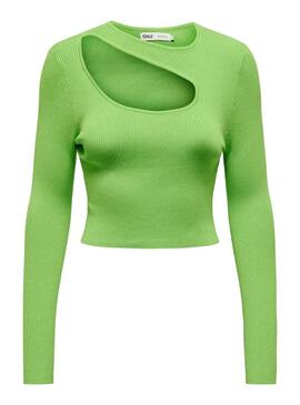 Top Only Meddi Sbirciatina Verde per Donna