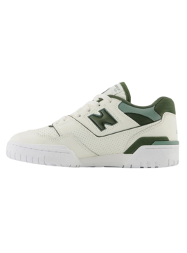 Sneakers New Balance BB550 Bianco Verde Donna