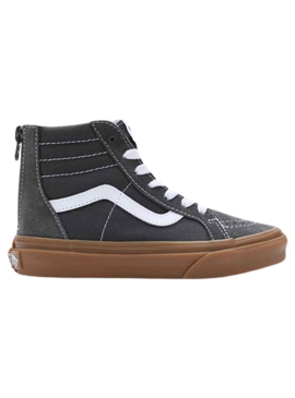 Sneakers Vans Sk8 Hi Zip Grigio per Bambino e Bambina