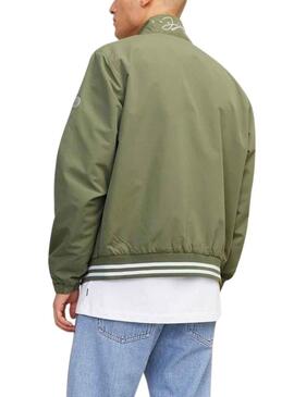 Giacca Jack & Jones Salita Bomber Verde Uomo