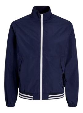 Giacca Jack & Jones Salita Bomber Blu Navy Uomo