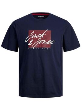 T-Shirt Jack & Jones Zuri Blu Navy Uomo