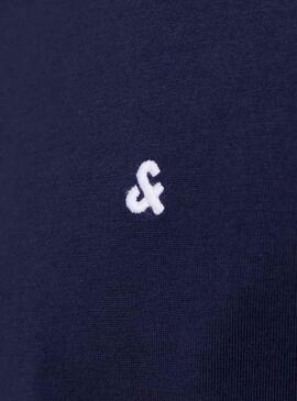 T-Shirt Jack & Jones Paulos Blu Navy per Uomo