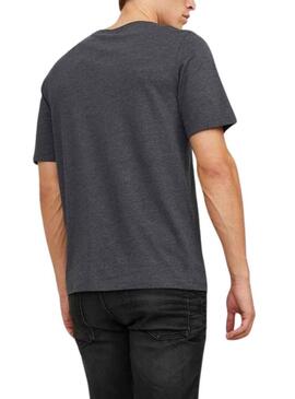 T-Shirt Jack & Jones Paulos Grigio per Uomo