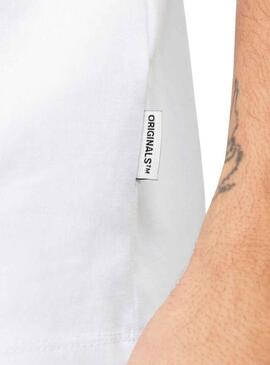 T-Shirt Jack & Jones Lucca Bianco per Uomo