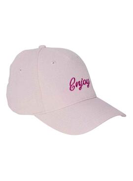 Cappello Pieces Mone Cap rosa per donna