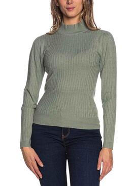 Pullover Only Willa Verde per Donna