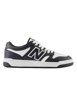 Scarpe New Balance 480 Bianche e Nere per Bambini.