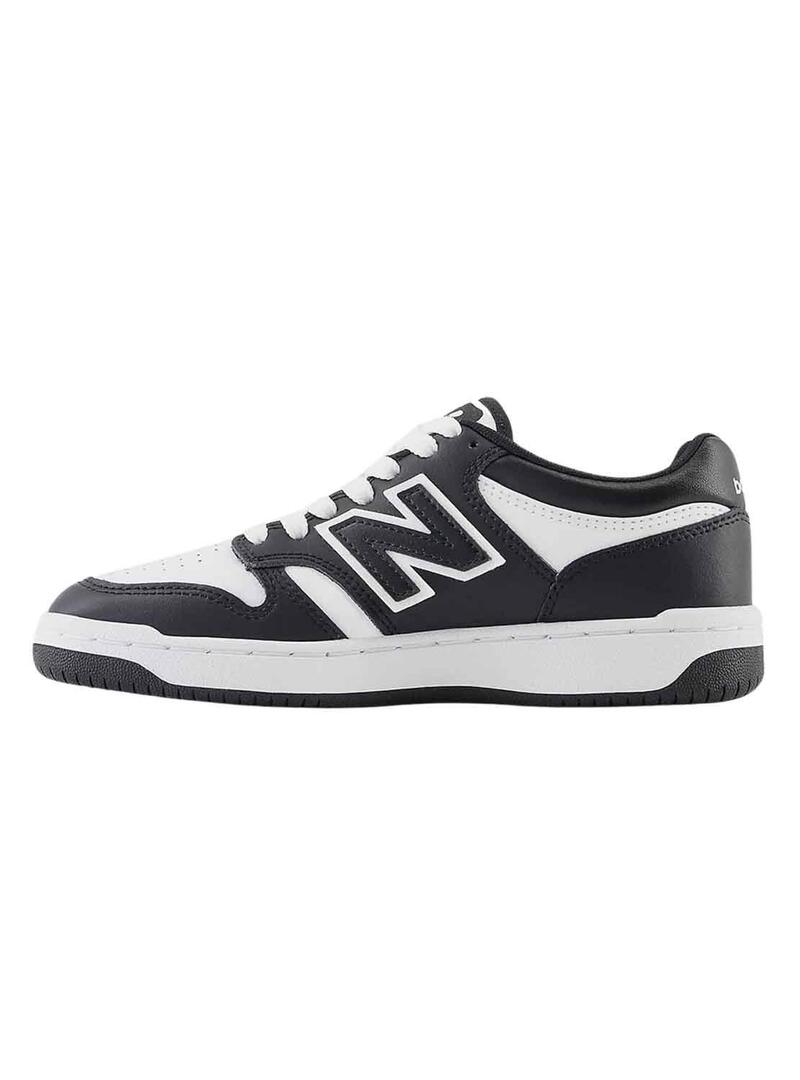 Sneakers New Balance 480 Bianco Nero per Bambinos