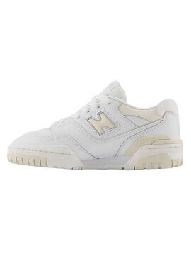 Sneakers New Balance 550 Bianco Beige per Bambinos