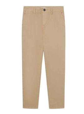 Pantaloni Pepe Jeans The Odore Beige per Bambino