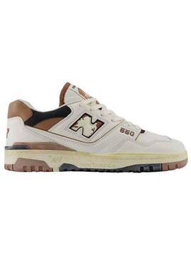 Sneakers New Balance BB550 Marrone e Bianco