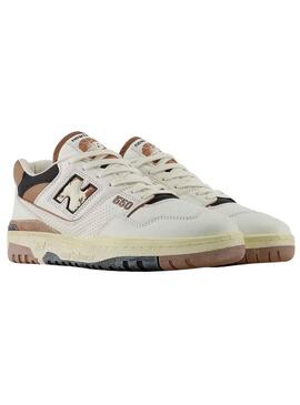 Sneakers New Balance BB550 Marrone e Bianco