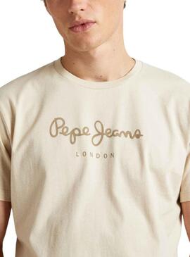 T-Shirt Pepe Jeans Eggo Blu Navy per Uomo