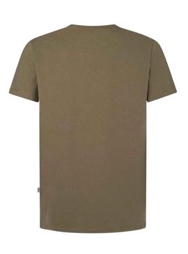 T-Shirt Pepe Jeans Craigton Verde4 per Uomo