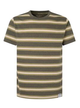 T-Shirt Pepe Jeans Charn Verde per Uomo