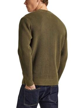 Pullover Pepe Jeans Maxwell Verde per Uomo