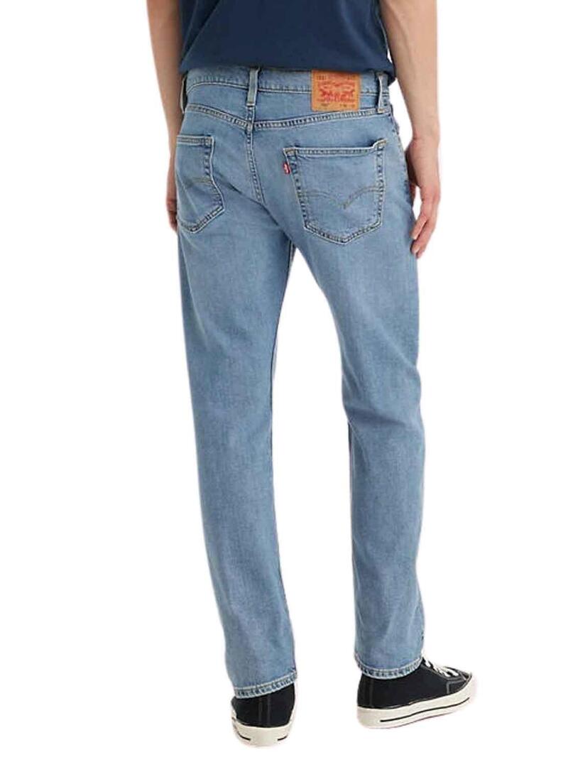 Pantaloni Jeans Levis 502 Taper Blu per Uomo