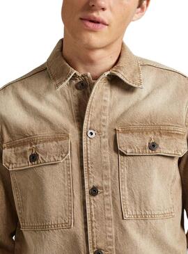 Overshirt Pepe Jeans Enzo Denim per Uomo