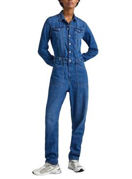 Jumpsuit Largo Pepe Jeans Denim per Donna