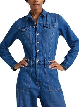 Jumpsuit Largo Pepe Jeans Denim per Donna