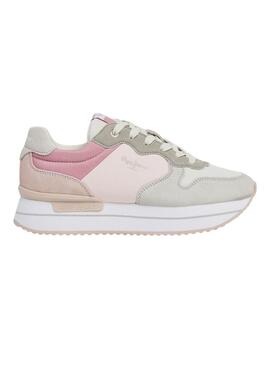 Sneakers Pepe Jeans Rusper Gelatina Rosa per Donna