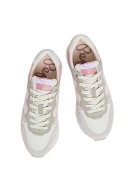 Sneakers Pepe Jeans Rusper Gelatina Rosa per Donna
