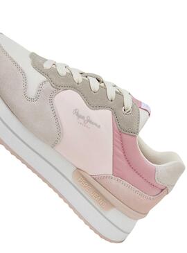 Sneakers Pepe Jeans Rusper Gelatina Rosa per Donna