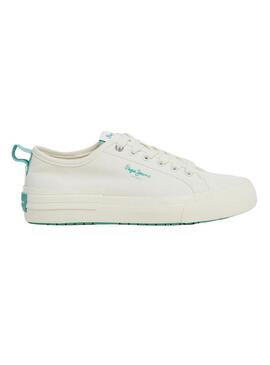 Scarpa Pepe Jeans Allen Band Bianca per Donna